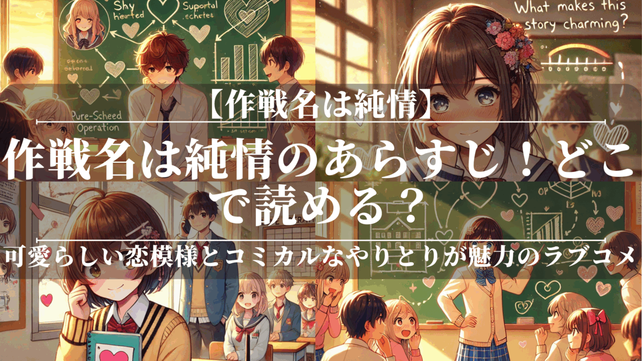 作戦名は純情のあらすじ！どこで読める？最善の配信方法が見つかる