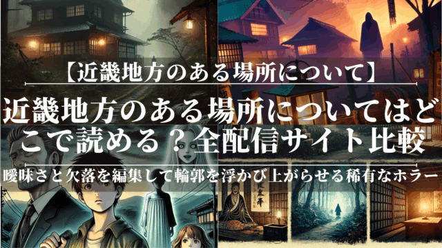 近畿地方のある場所についてはどこで読める？全配信サイト比較