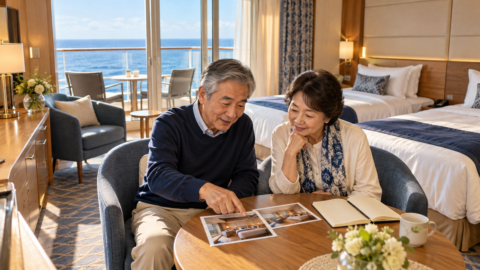 クルーズ旅行の費用は、夫婦二人の総額と快適さで考えようのイメージ