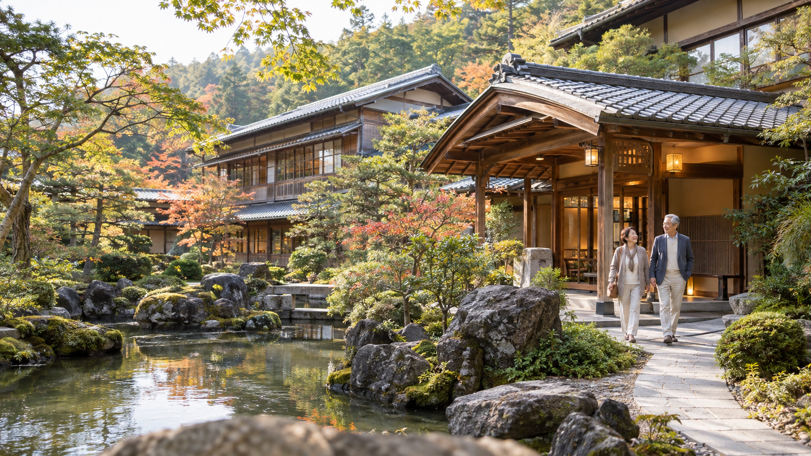駅から近い高級温泉旅館10選｜二人に合う客室と食事で選ぼうのイメージ